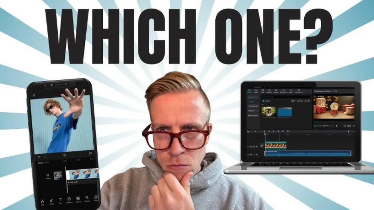 Mobile vs Desktop CapCut screenshot