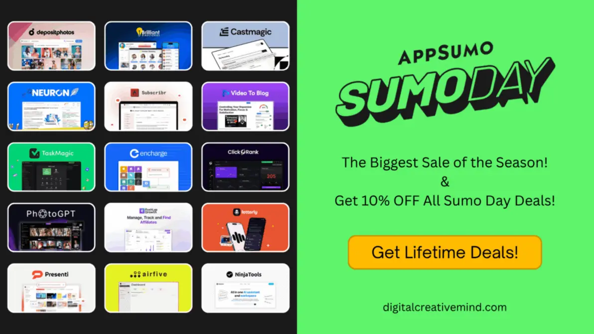 AppSumo homepage banners