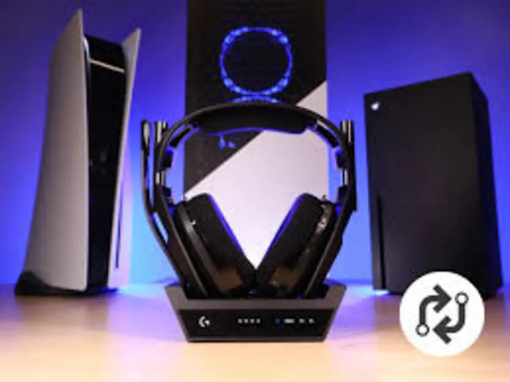 A50 X headset with PLAYSYNC feature shown