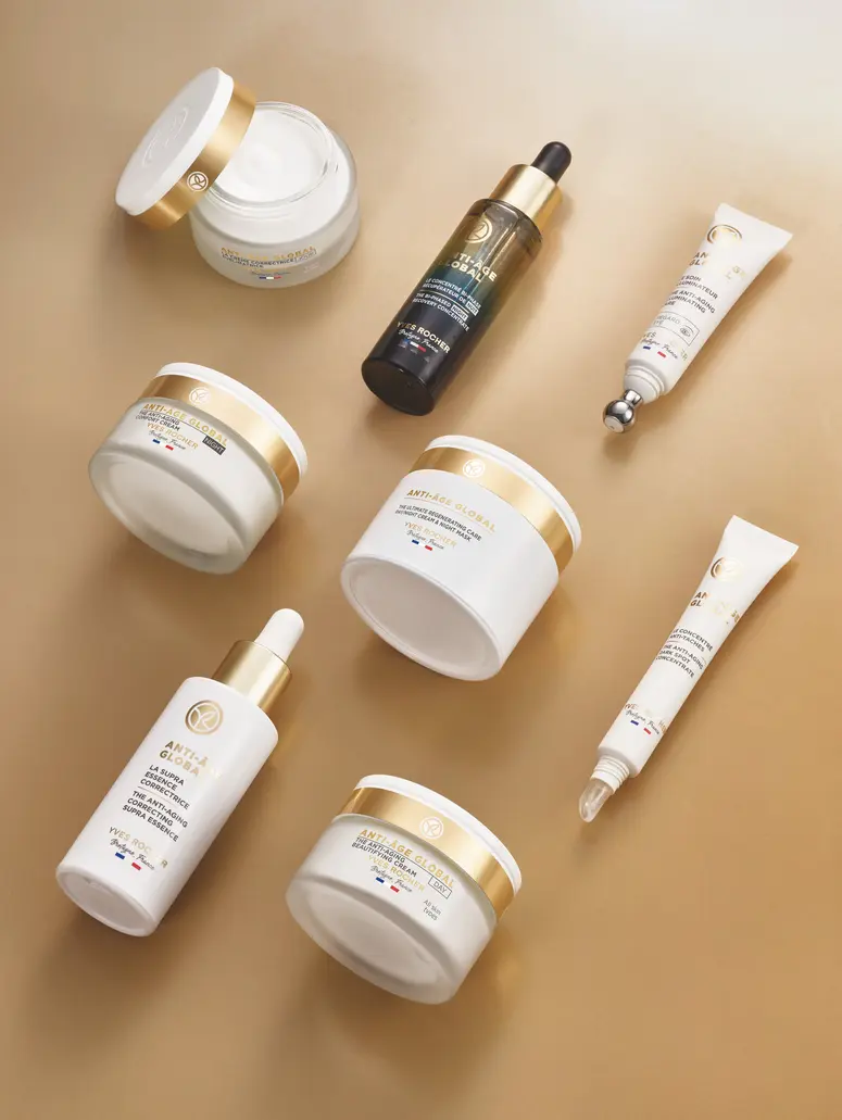 New agedefy serum packaging display