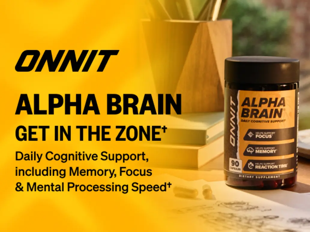 Alpha BRAIN supplement bottle