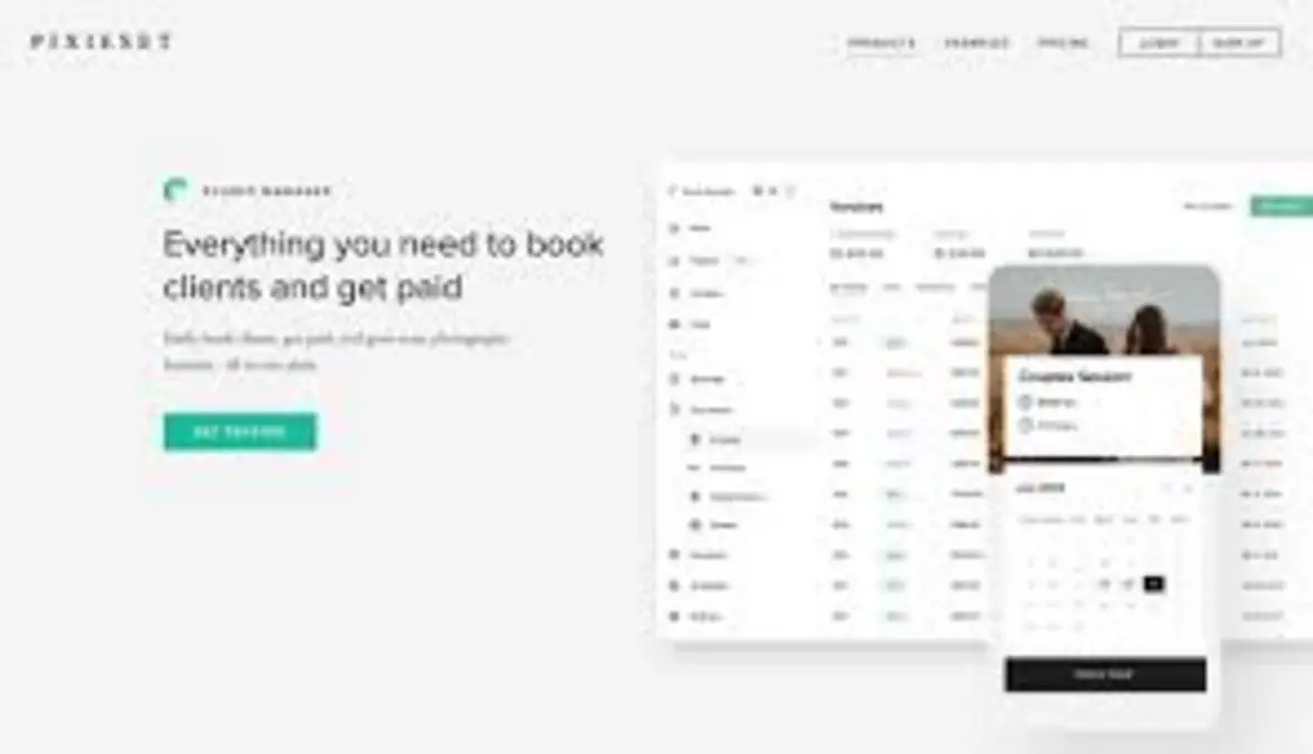 Modern software dashboard