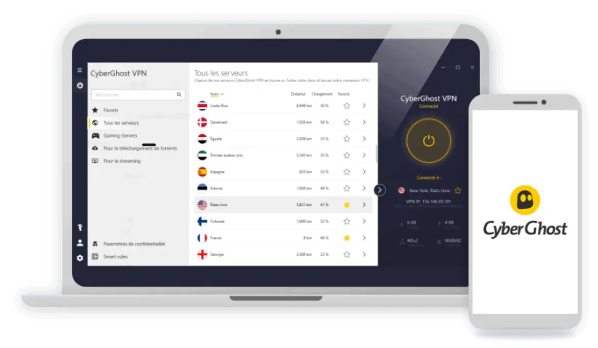 Streaming and Gaming with CyberGhost VPN