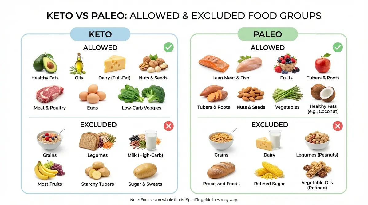 Side-by-Side Nutritional Comparison: Keto and Co vs Traditional Foods