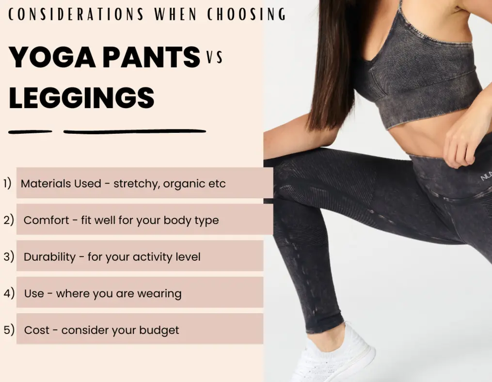 Sustainable yoga clothes and fabrics